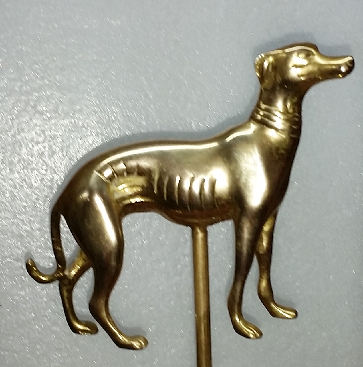 Greyhound/Whippet Tiller Pin (image for) Greyhound/Whippet Tiller Pin