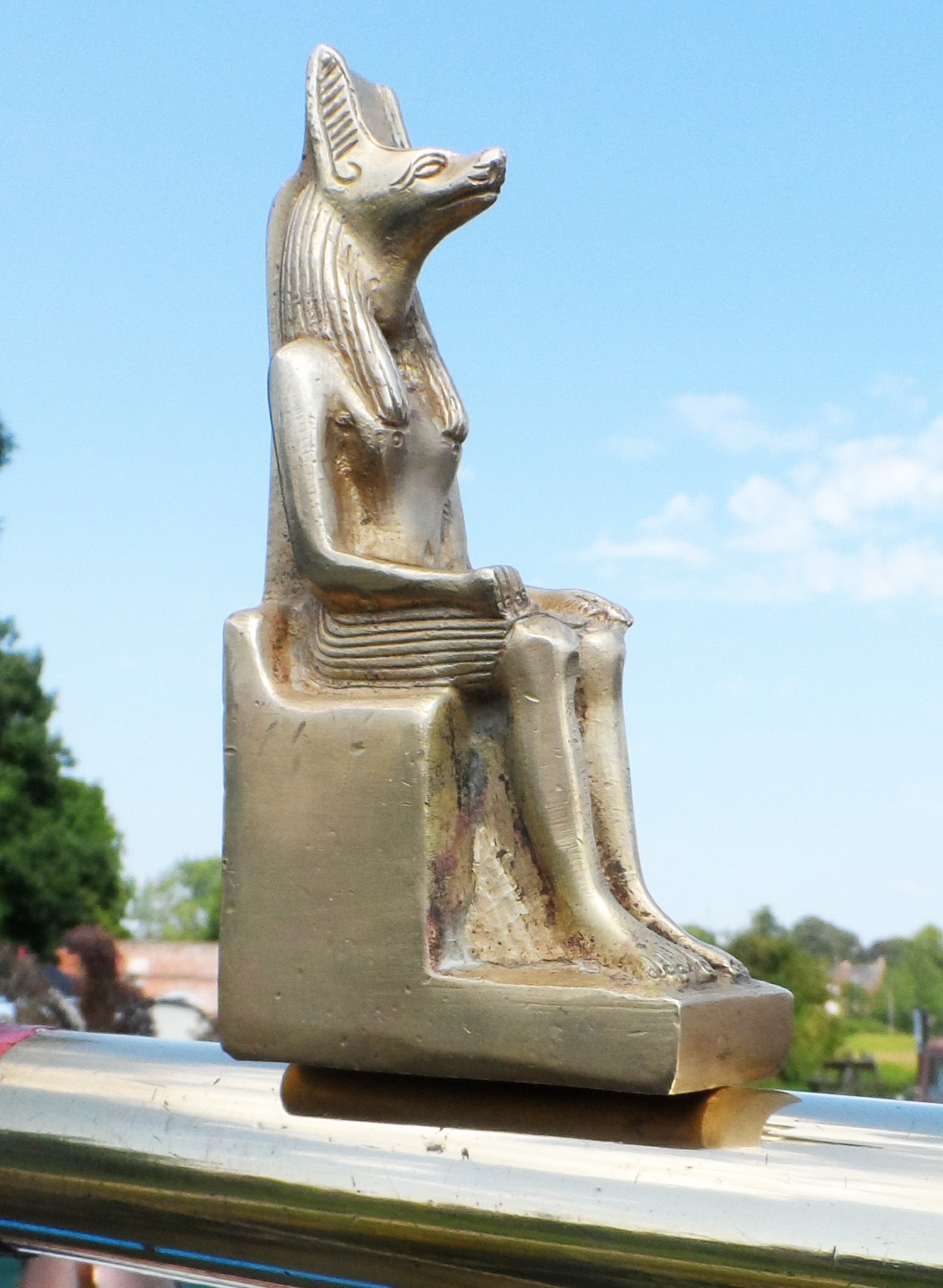 Egyptian God Anubis Tiller Pin (image for) Egyptian God Anubis Tiller Pin