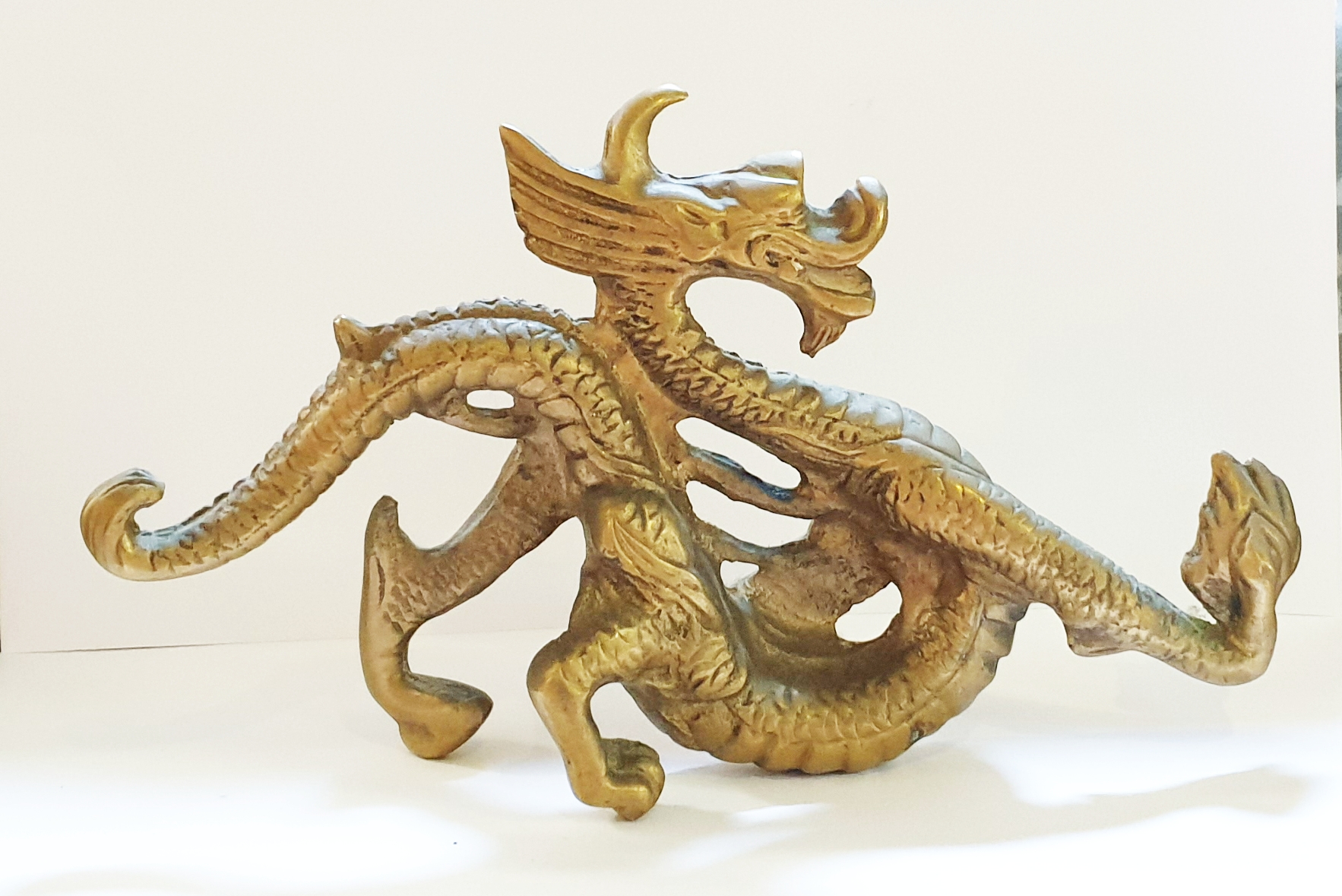 Chinese Dragon Tiller Pin (image for) Chinese Dragon Tiller Pin