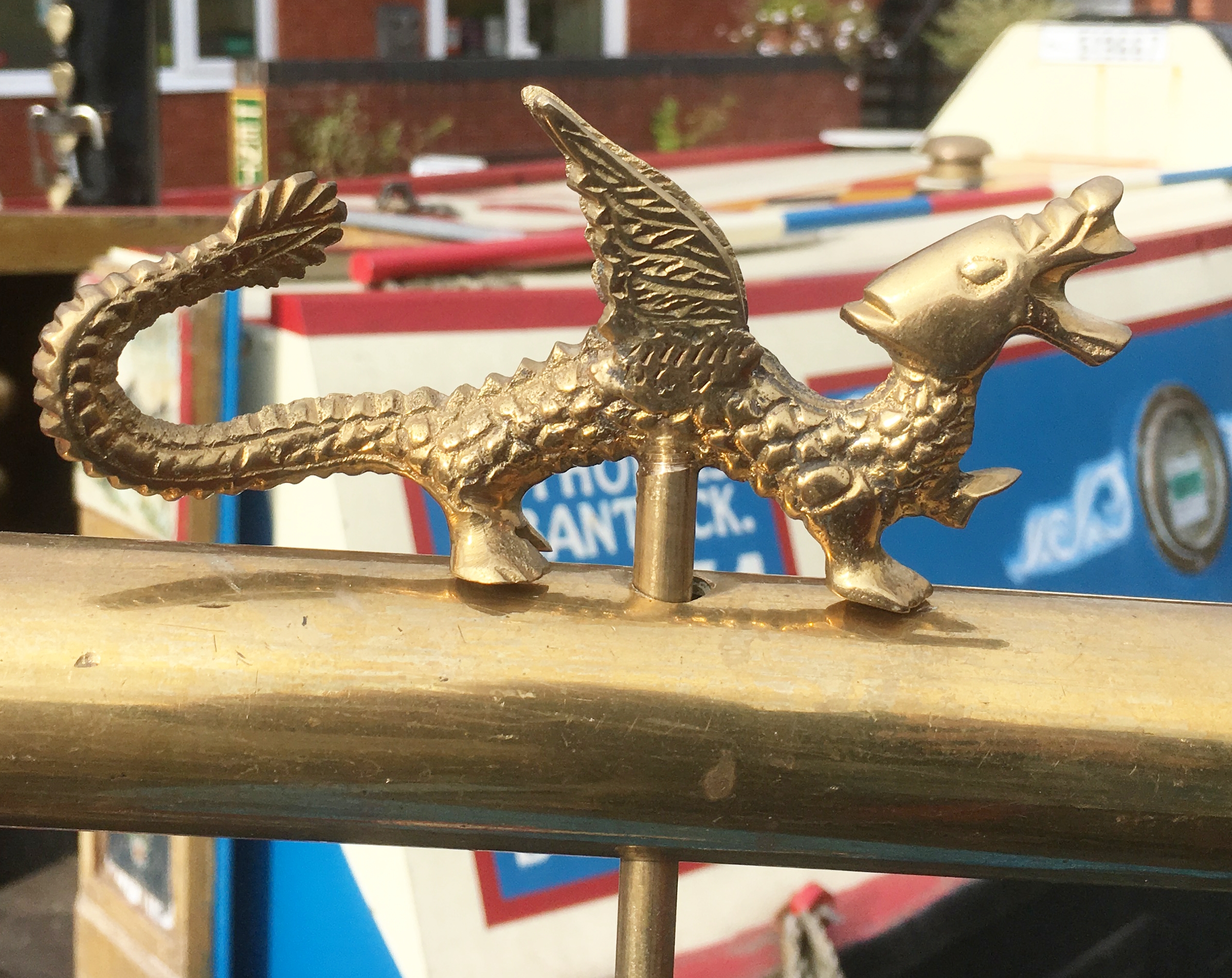 Welsh Dragon Tiller Pin (image for) Welsh Dragon Tiller Pin