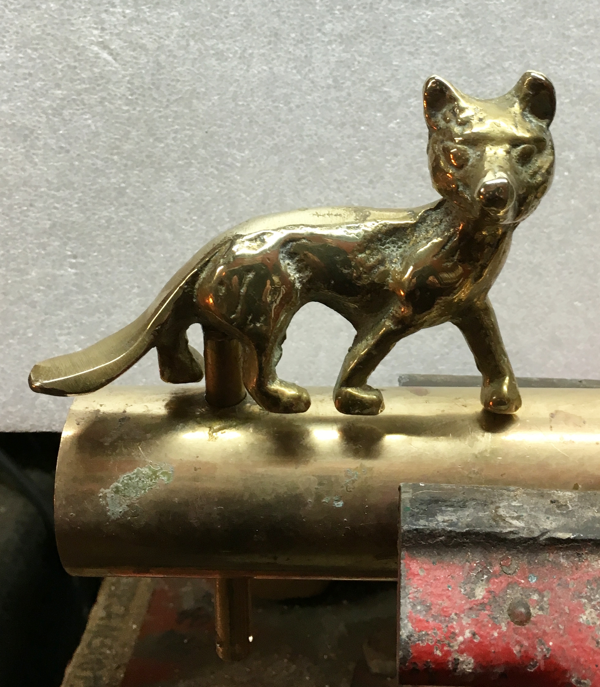 Fox Tiller Pin (image for) Fox Tiller Pin