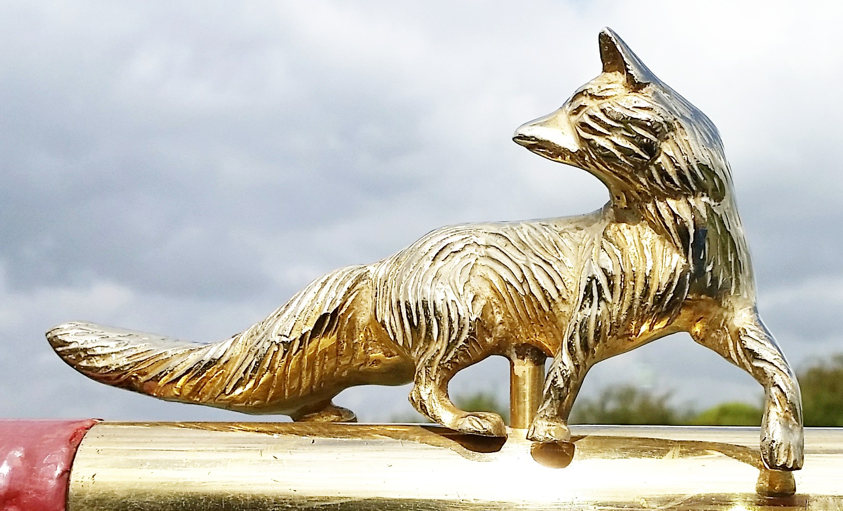 Fox Tiller Pin (image for) Fox Tiller Pin