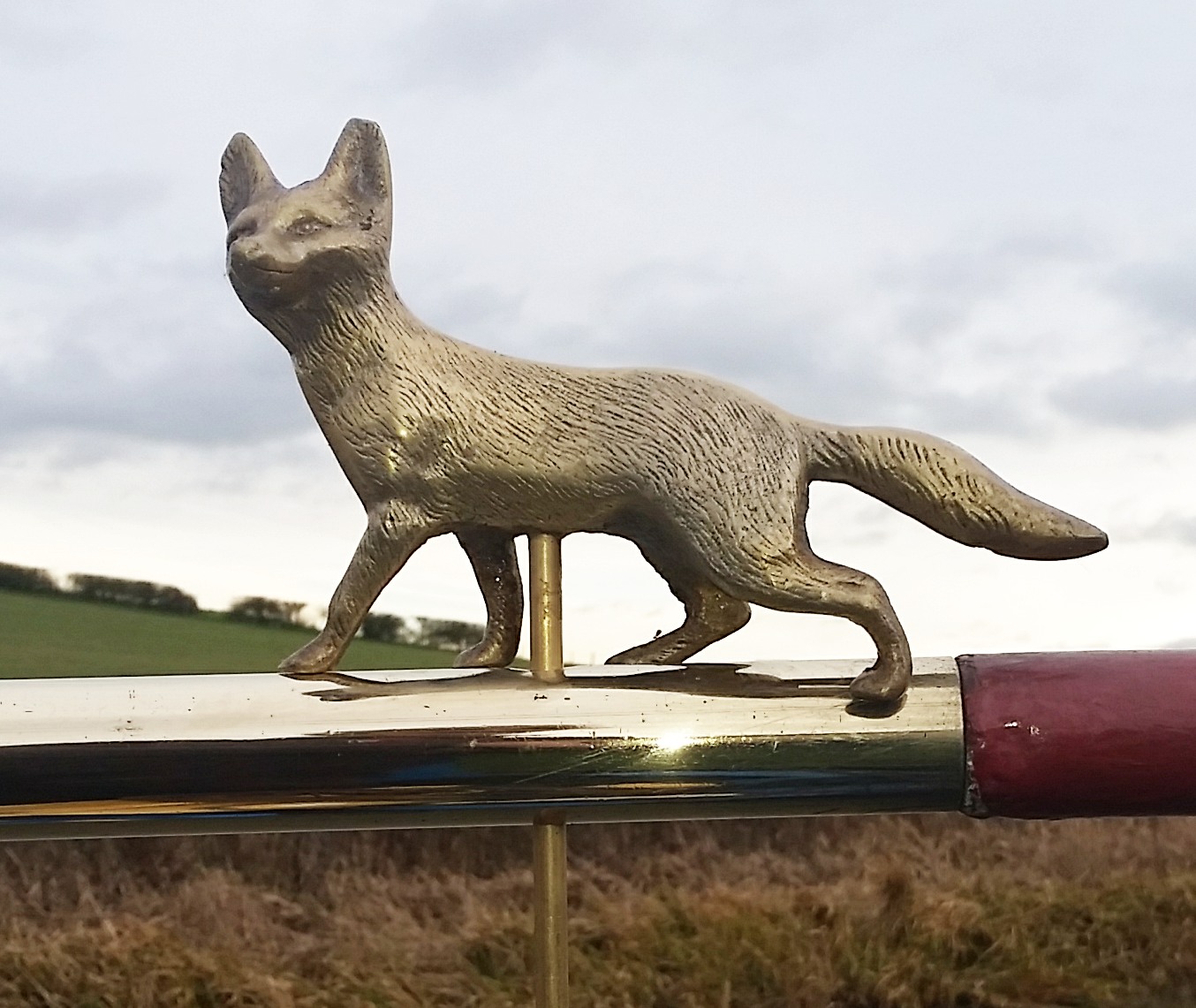 Fox Tiller Pin (image for) Fox Tiller Pin