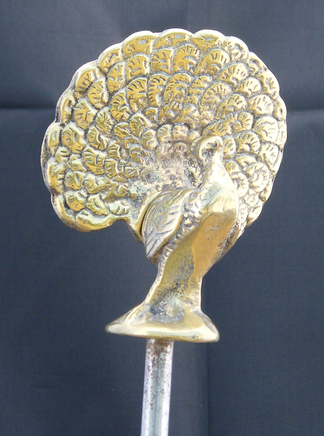 Peacock Tiller Pin (image for) Peacock Tiller Pin