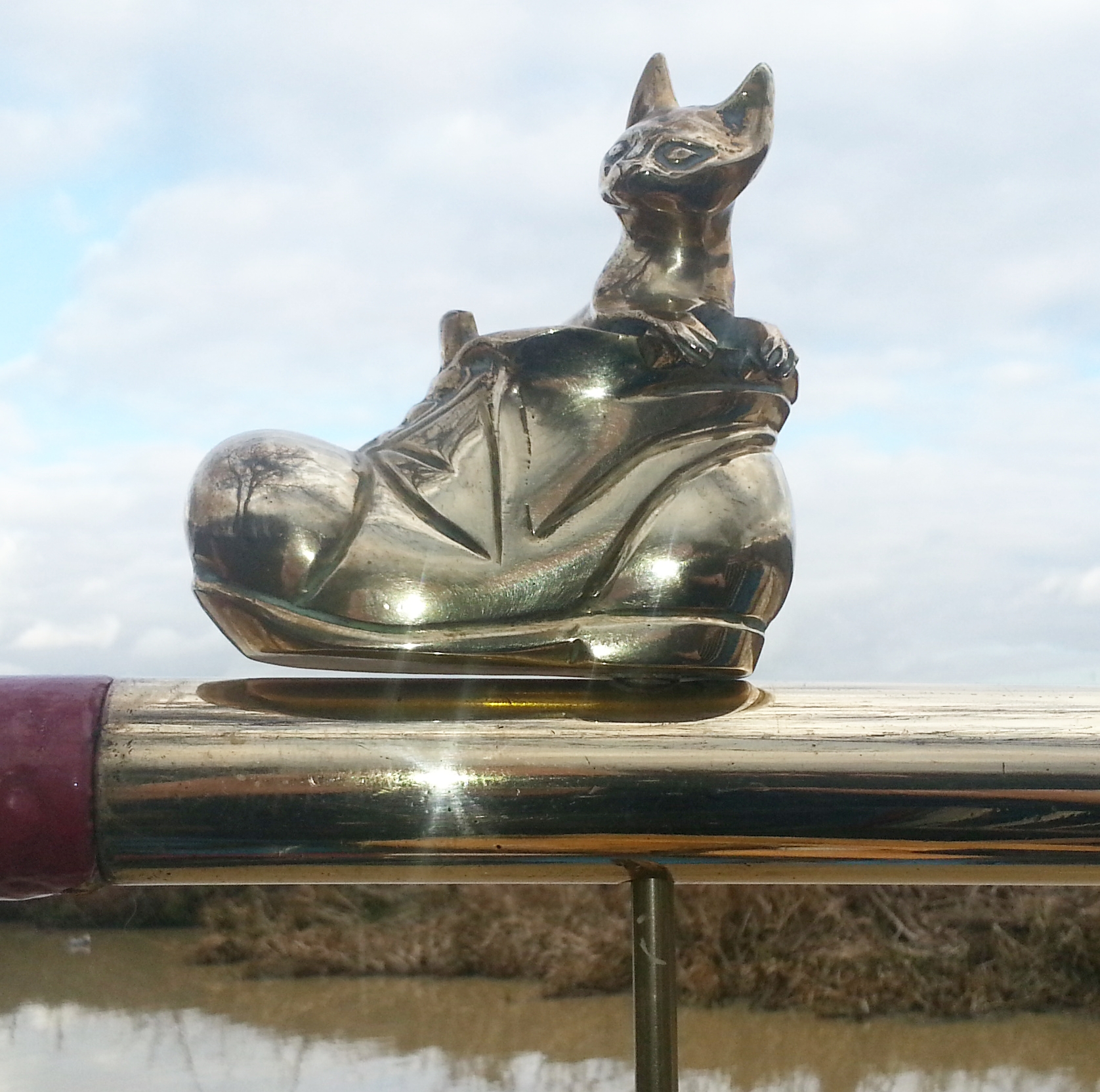 Kitten in Boot Tiller Pin (image for) Kitten in Boot Tiller Pin